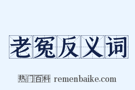 老冤反义词是什么意思的图片